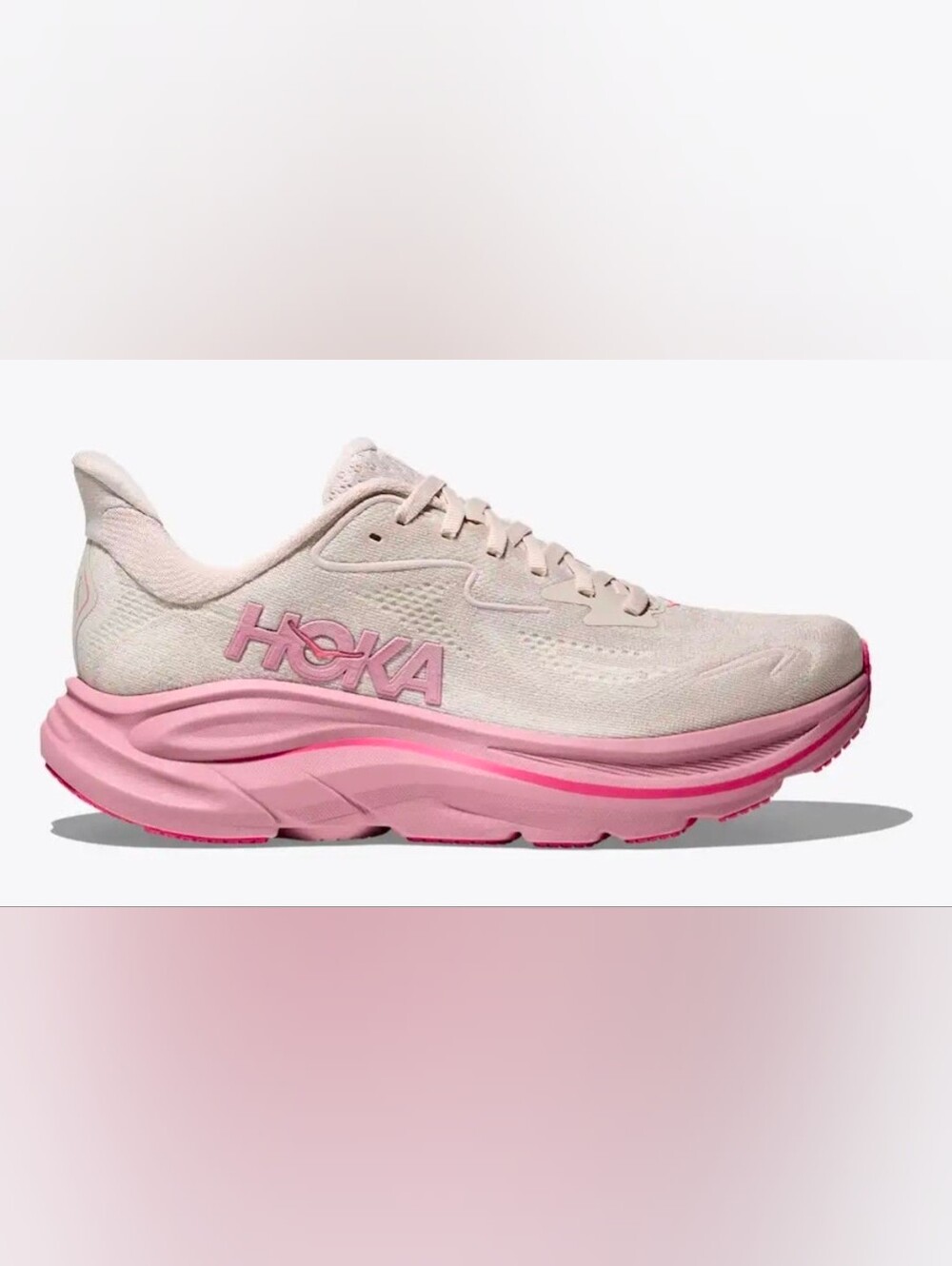 Hoka Clifton 10 Women's Rose Cream / Dried Rose Size 8D